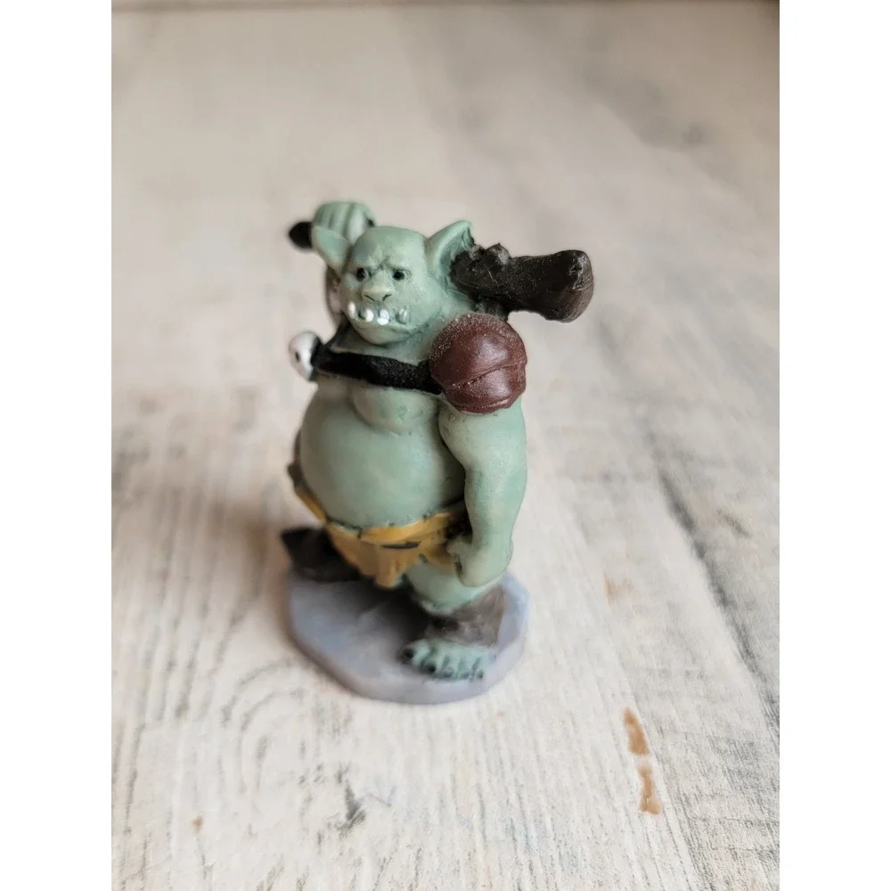 Halloween village goblin troll club monster accessory unique home decor skull